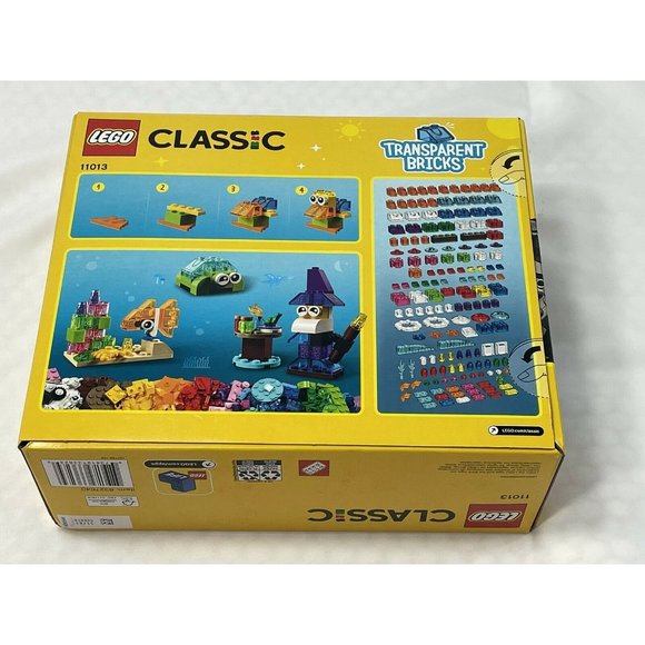 LEGO Classic Creative Transparent Bricks 11013 Kids’ Building Kit (500 Pieces) - Picture 3 of 6